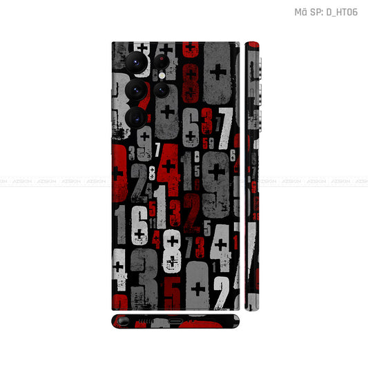 Dán Skin Galaxy S22 Series Hình Họa Tiết Hoa Văn | D_HT06