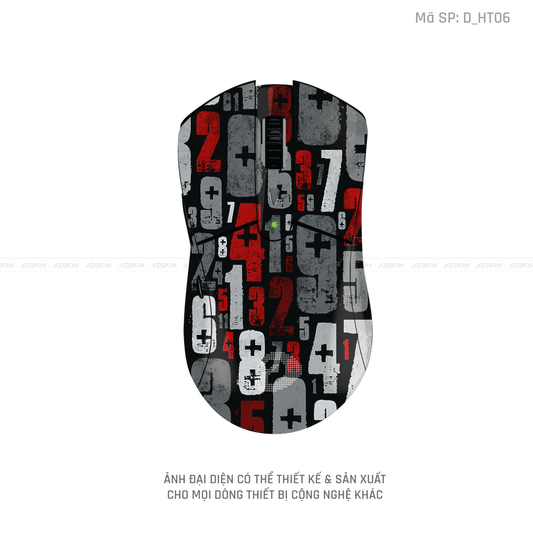 Skin Dán Chuột Dareu Hình Họa Tiết | D_HT06