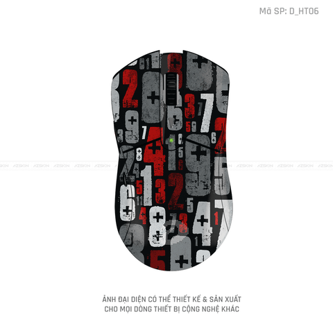 Skin Dán Chuột Dareu Hình Họa Tiết | D_HT06