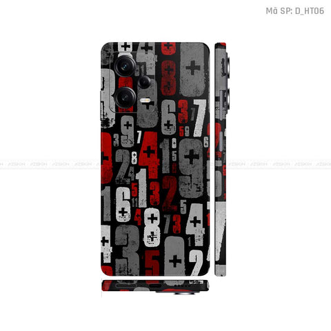 Dán Skin Xiaomi Redmi Note 12 Series Hình Họa Tiết | D_HT06
