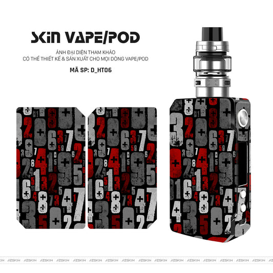 Dán Skin Vape Hình Họa Tiết | D_HT06