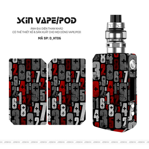 Dán Skin Vape Hình Họa Tiết | D_HT06