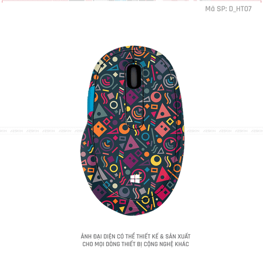 Skin Dán Chuột Microsoft Hình Họa Tiết | D_HT07