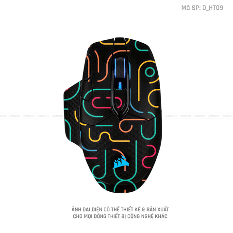 Skin Dán Chuột Corsair Hình Họa Tiết | D_HT09