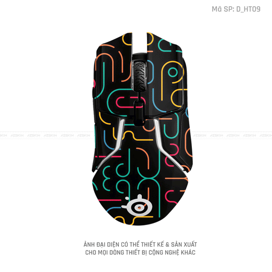 Skin Dán Chuột Steelseries Họa Tiết | D_HT09