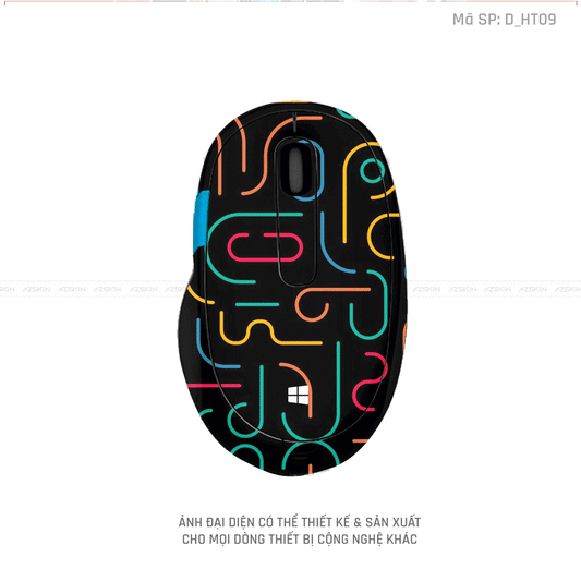 Skin Dán Chuột Microsoft Hình Họa Tiết | D_HT09