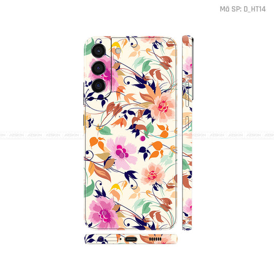Dán Skin Galaxy S22 Series Hình Họa Tiết Hoa Văn | D_HT14