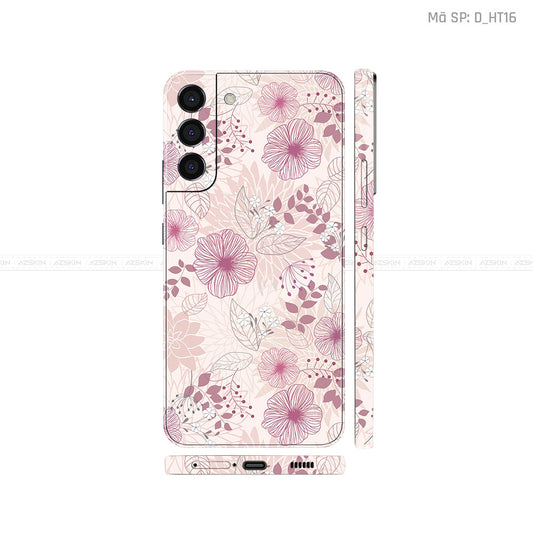 Dán Skin Galaxy S22 Series Hình Họa Tiết Hoa Văn | D_HT16
