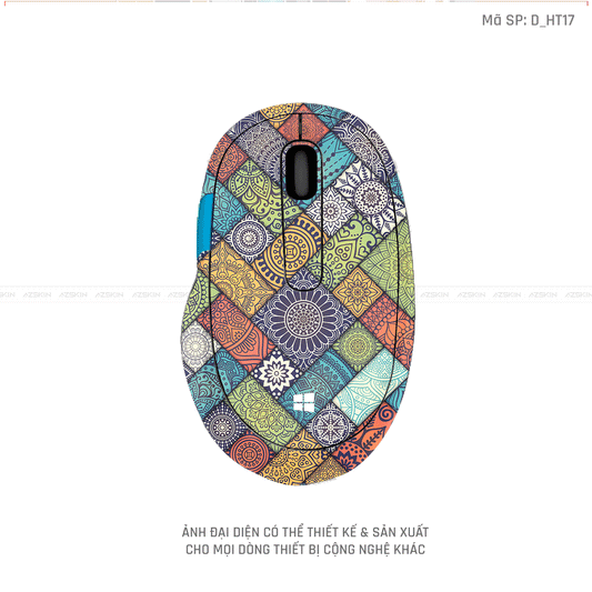 Skin Dán Chuột Microsoft Hình Họa Tiết | D_HT17