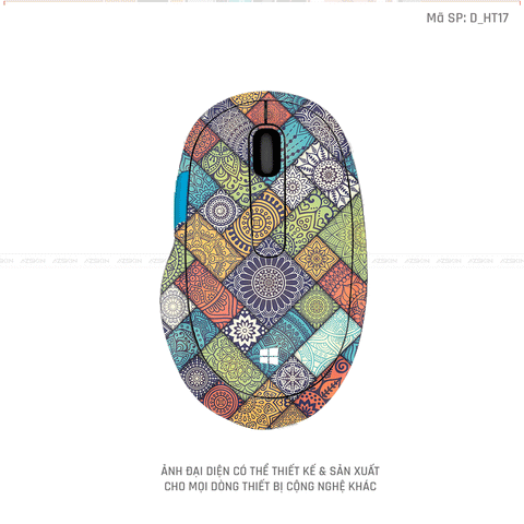 Skin Dán Chuột Microsoft Hình Họa Tiết | D_HT17