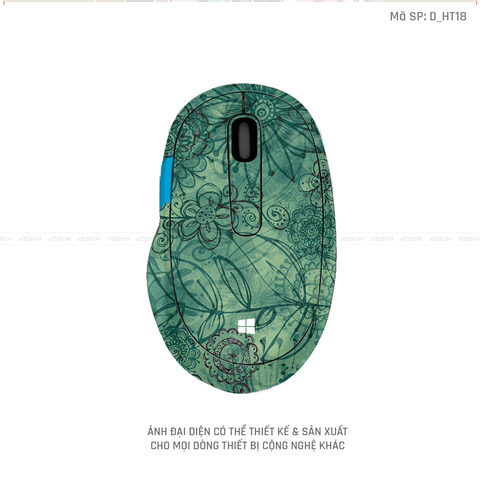 Skin Dán Chuột Microsoft Hình Họa Tiết | D_HT18