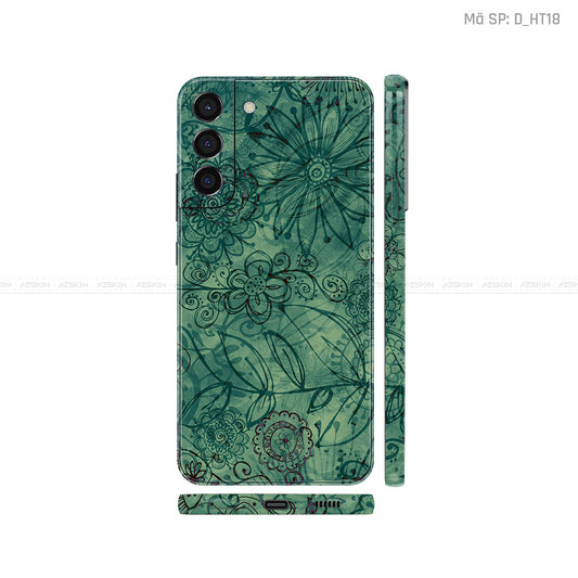 Dán Skin Galaxy S22 Series Hình Họa Tiết Hoa Văn | D_HT18