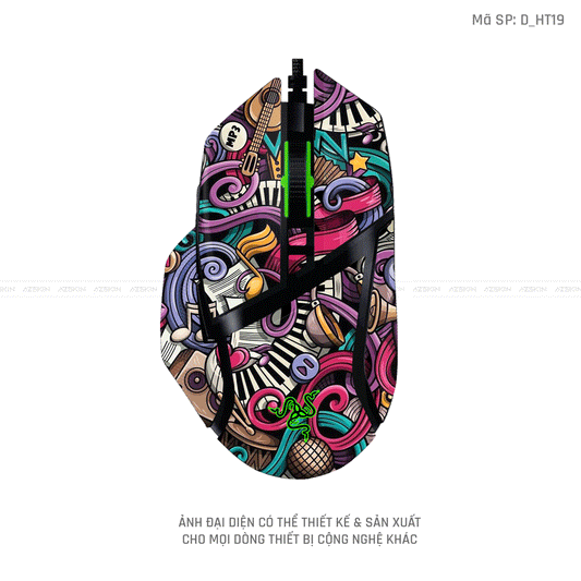 Skin Dán Chuột Razer Hình Họa Tiết | D_HT19