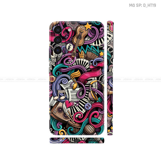 Dán Skin Galaxy S22 Series Hình Họa Tiết Hoa Văn | D_HT19