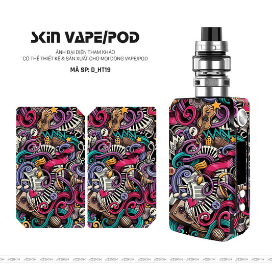 Dán Skin Vape Hình Họa Tiết | D_HT19