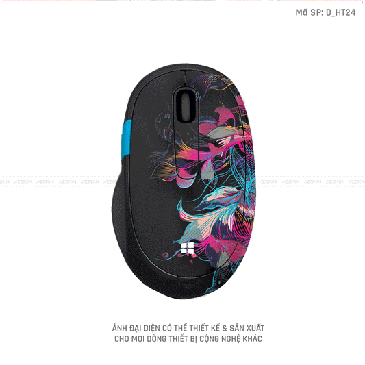 Skin Dán Chuột Microsoft Hình Họa Tiết | D_HT24