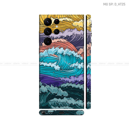 Dán Skin Galaxy S22 Series Hình Họa Tiết Hoa Văn | D_HT25
