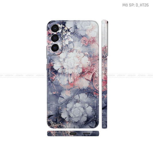 Dán Skin Galaxy S22 Series Hình Họa Tiết Hoa Văn | D_HT26