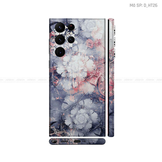 Dán Skin Galaxy S22 Series Hình Họa Tiết Hoa Văn | D_HT26