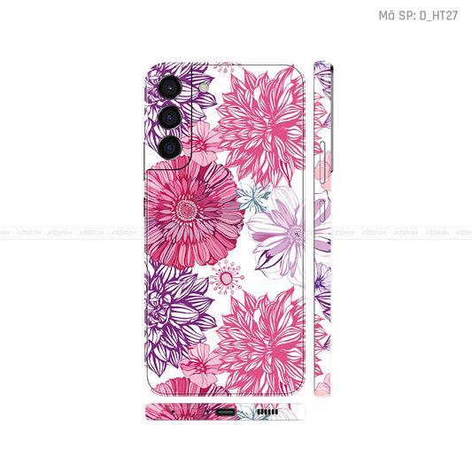 Dán Skin Galaxy S22 Series Hình Họa Tiết Hoa Văn | D_HT27