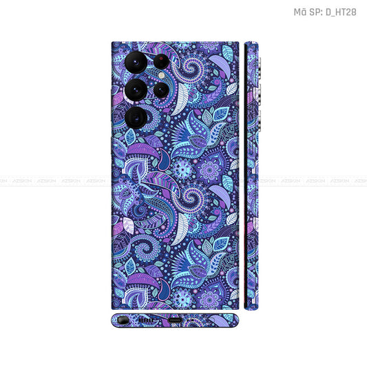 Dán Skin Galaxy S22 Series Hình Họa Tiết Hoa Văn | D_HT28
