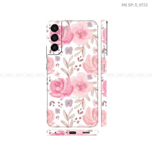 Dán Skin Galaxy S22 Series Hình Họa Tiết Hoa Văn | D_HT33