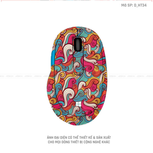 Skin Dán Chuột Microsoft Hình Họa Tiết | D_HT34