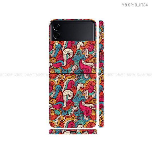 Dán Skin Galaxy Zflip4 Hình Họa Tiết | D_HT34