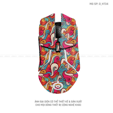 Skin Dán Chuột Steelseries Họa Tiết | D_HT34