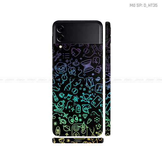 Dán Skin Galaxy Zflip4 Hình Họa Tiết | D_HT35