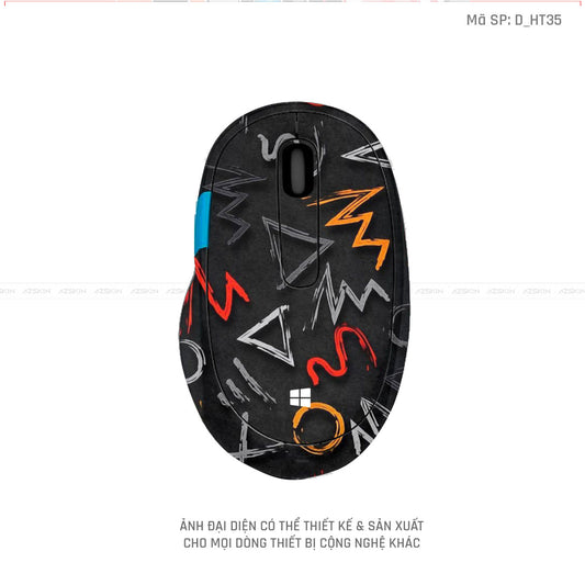 Skin Dán Chuột Microsoft Hình Họa Tiết | D_HT35