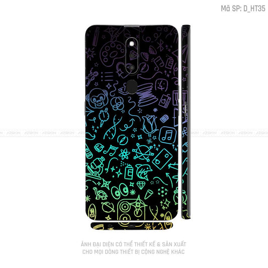 Miếng Dán Skin Điện Thoại OPPO F Series Hình Họa Tiết | D_HT35