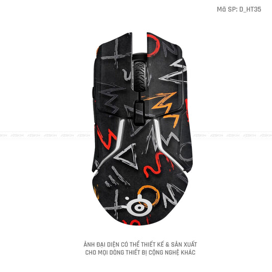Skin Dán Chuột Steelseries Họa Tiết | D_HT35
