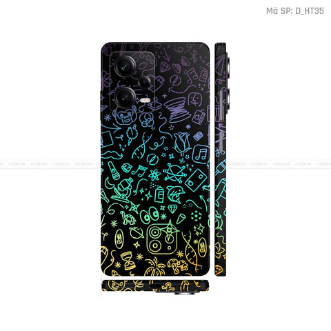 Dán Skin Xiaomi Redmi Note 12 Series Hình Họa Tiết | D_HT35