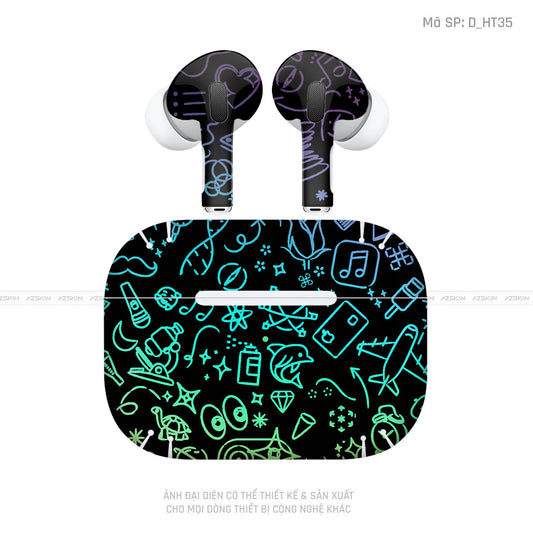 Dán Skin Tai Nghe Airpod 3 Hình Họa TIết | D_HT35