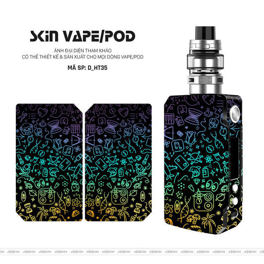 Dán Skin Vape Hình Họa Tiết | D_HT35