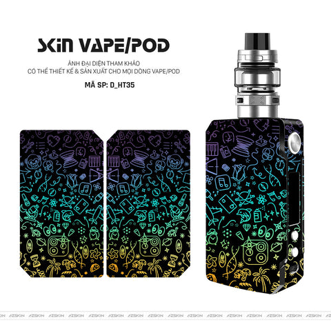 Dán Skin Vape Hình Họa Tiết | D_HT35