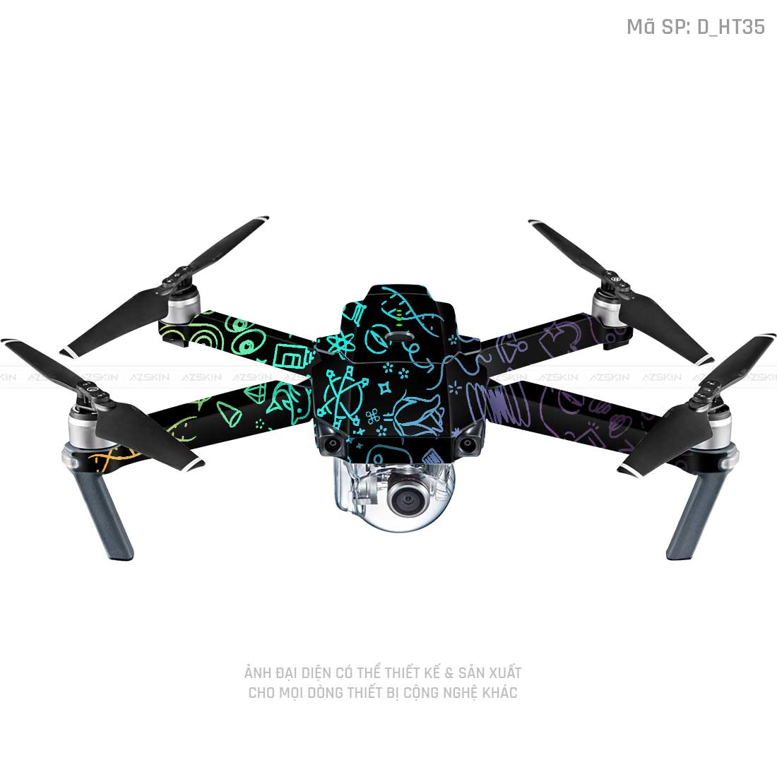Dán Skin Flycam Hình Họa Tiết | D_HT35