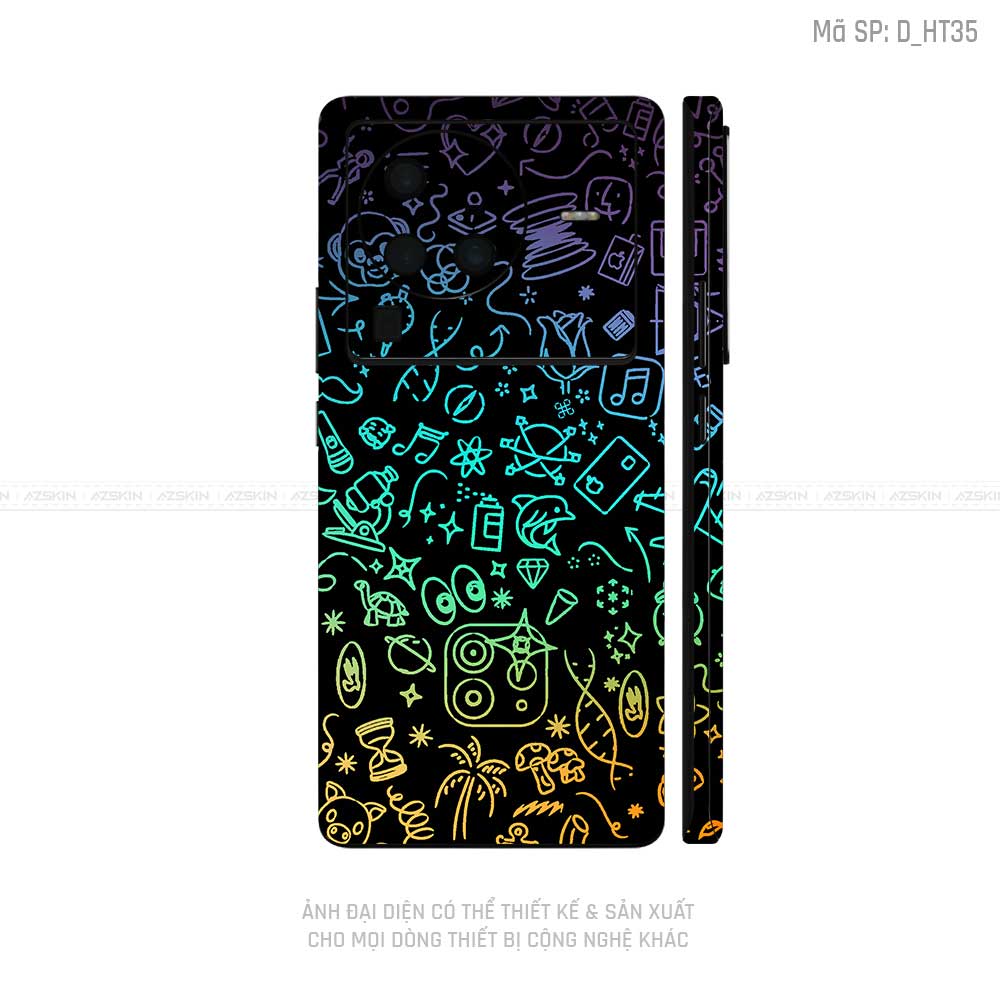 Dán Skin Vivo X Series Hình Họa Tiết | D_HT35