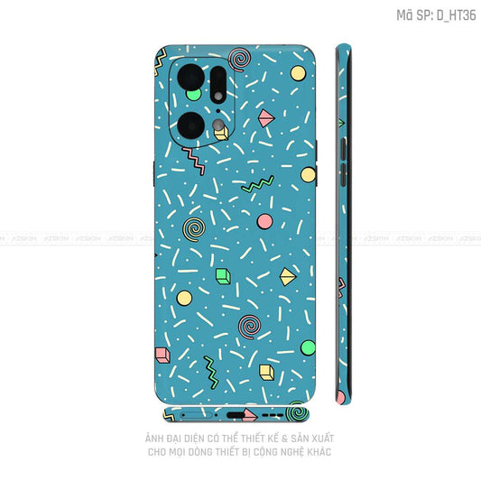 Miếng Dán Skin Điện Thoại OPPO Find X Series Hình Họa Tiết | D_HT36