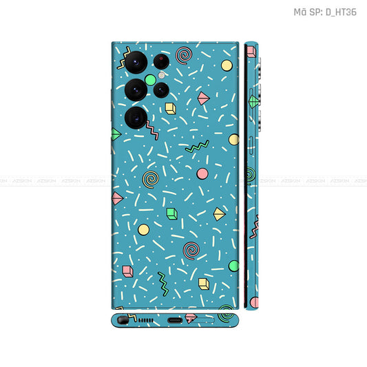 Dán Skin Galaxy S22 Series Hình Họa Tiết Hoa Văn | D_HT36