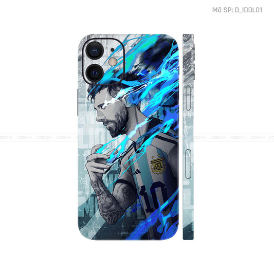 Dán Skin IPhone 12 Series Hình Messi | D_IDOL01