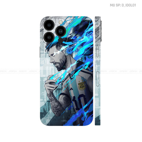 Dán Skin IPhone 13 Series Hình Messi | D_IDOL01