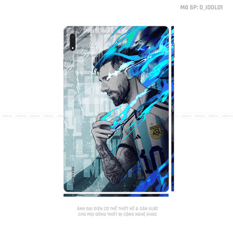 Dán Skin Galaxy Tab S8 Series Hình Messi | D_IDOL01