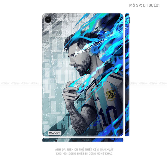 Dán Skin Máy Tính Bảng Lenovo Pad Series Hình Messi | D_IDOL01