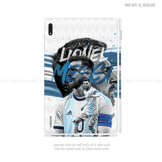 Dán Skin Galaxy Tab S8 Series Hình Messi | D_IDOL02