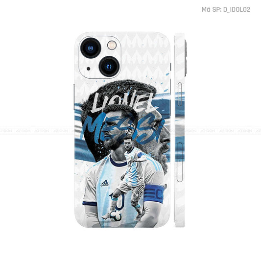 Dán Skin IPhone 14 Series Hình Messi | D_IDOL02