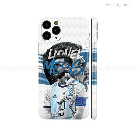 Dán Skin IPhone 11 Series Hình Mesi | D_IDOL02