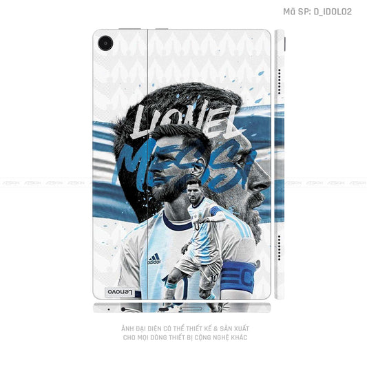 Dán Skin Máy Tính Bảng Lenovo Pad Series Hình Messi | D_IDOL02