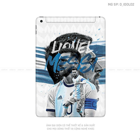 Dán Skin IPad Gen Hình Messi | D_IDOL02
